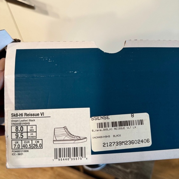RARE NWT VANS SK8-HI REISSUE IN “DREAM LEATHER” - Picture 6 of 6